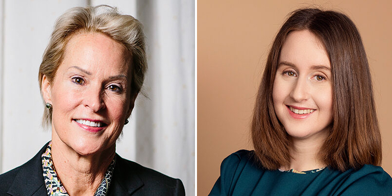 Frances Arnold and Mariana Dalarsson