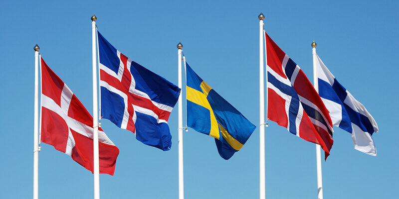 Nordic flags