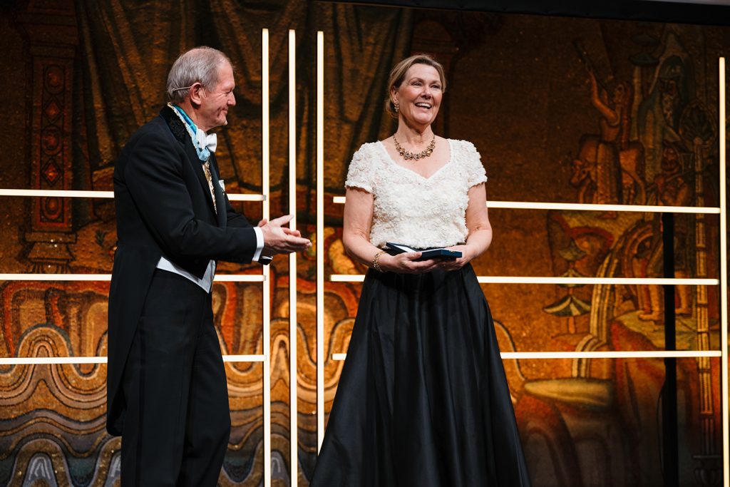 Anna Wedell received the Royal Swedish Academy of Engineering Sciences' (IVA) Gold Medal in 2023 for her efforts in precision medicine. Photo: Erik Cronberg